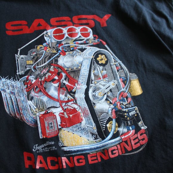 Gildan Shirts Sassy Racing Engines Graphic Tshirt Poshmark